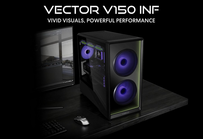 Лян Ли представи нов компактен корпус Vector V150 INF със „течен огледал“.