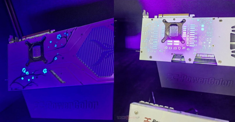 PowerColor представила карти Radeon RX 9000, блестящи в ултравиолетовото светло