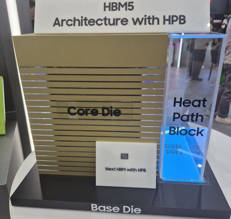 Семсунг представи на Computex 2026 прототипа на паметта HBM5 Stack