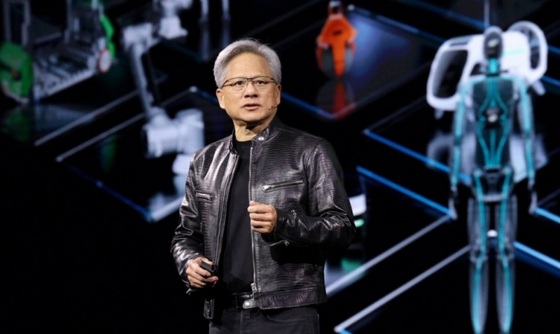 Никола Бутовски от Nvidia представя най-новия лаптопен процесор N1 на изложението Computex 2026