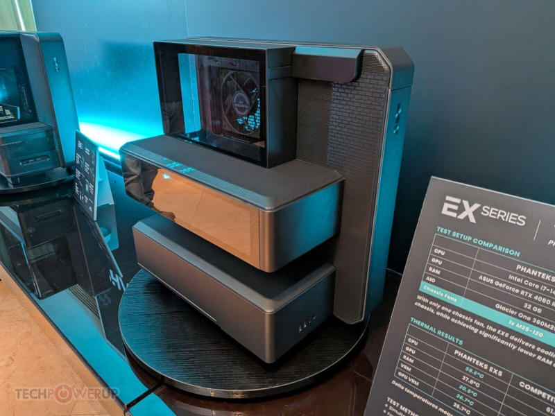 Phanteks представи широка гама корпусни части, вентилатори и захранващи блокове на Computex 2026