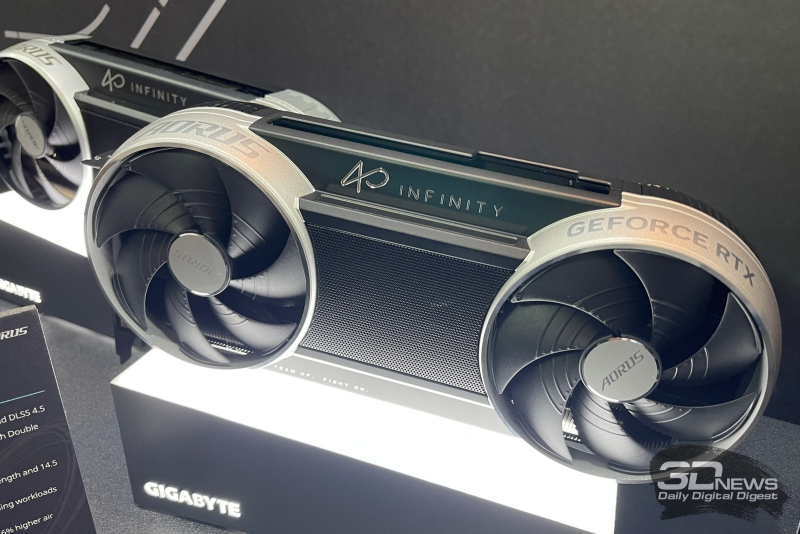 Гигабайт стартира серията Aorus GeForce RTX 50 Infinity със специално системно охлаждане и скрит източник на захранване