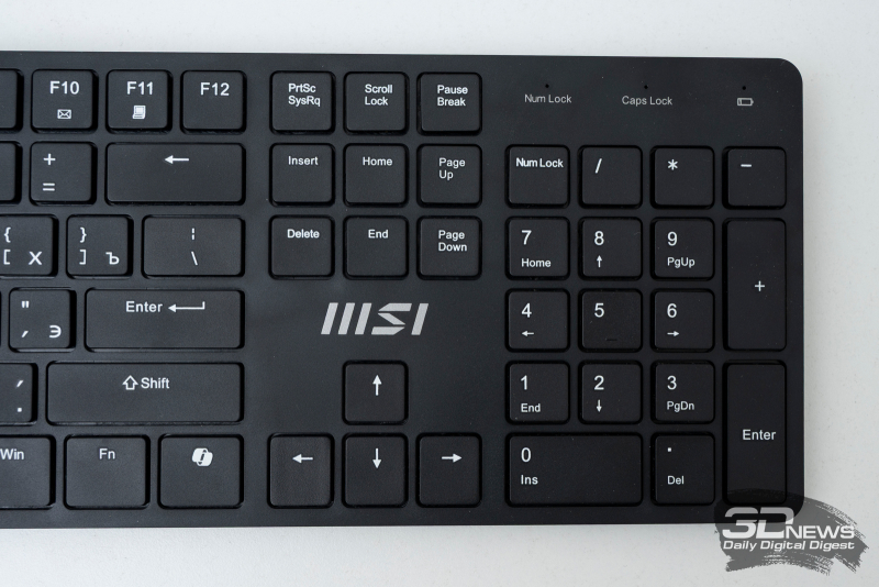 MSI FORGE K200 Wireless Combo – клавиатура и мишка със продължителен живот на батерията