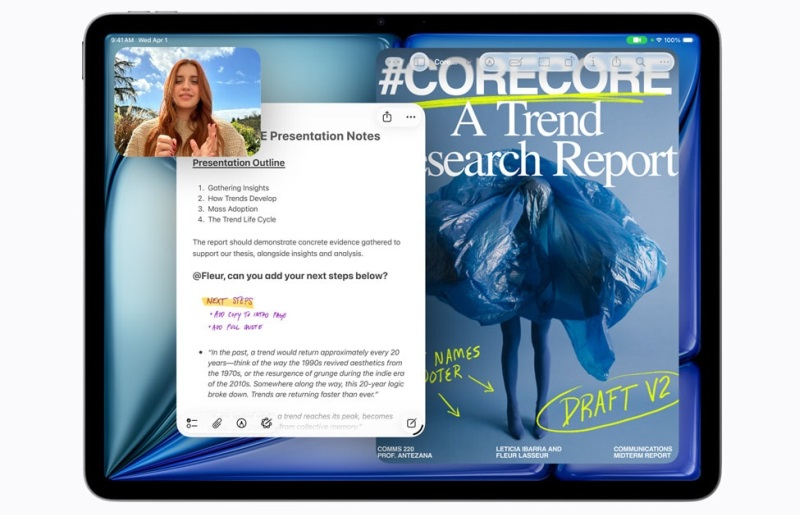 Apple обяви актуализирана версия на iPad Air с процесор M4, 12 GB RAM и начална цена от 599 долара