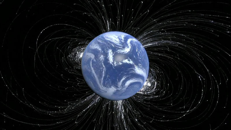Показано е, че неравномерността на земното магнитно поле се дължи на тайни структури в манта.