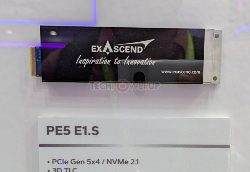 Exascend представи първите SSD, базирани на протокола NVMe 2.1