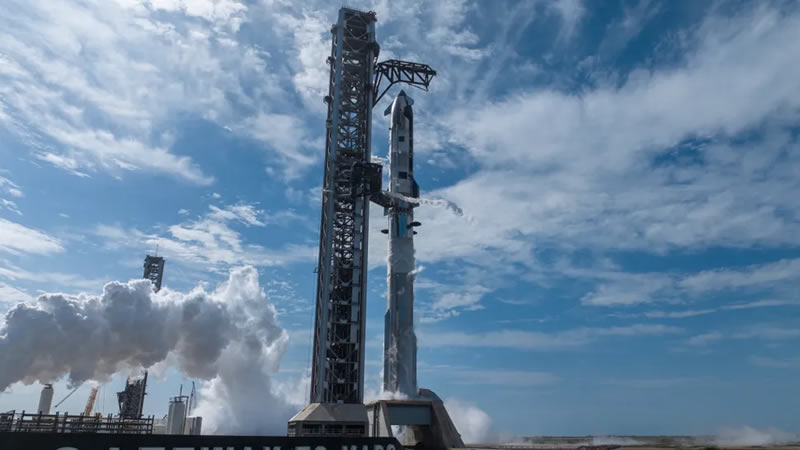 Преместването на първото изпитване на Starship V3 в рамките на Flight‑12 е планирано за 20 май