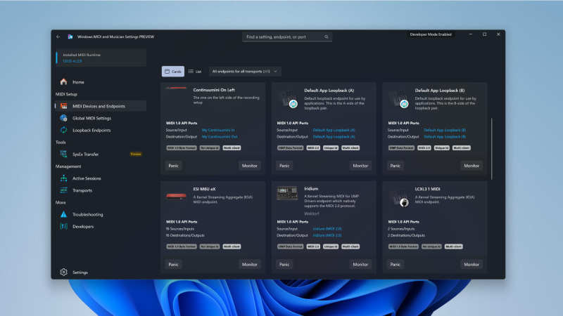 Windows 11 вече поддържа напълно MIDI 2.0