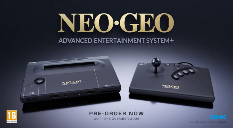 Плаион възстанови Retro-конзолата Neo Geo AES, сега е съвместима с оригинални картриджи и ELT телевизори.