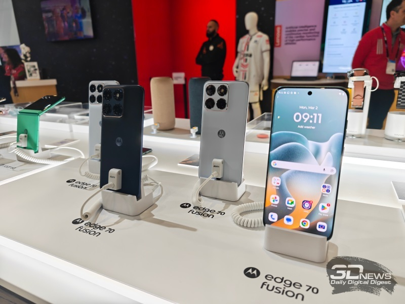 Моторола Едж 70 Фюжън получи извити екран с честота 144 Hz и процесор Snapdragon 7S Gen 3