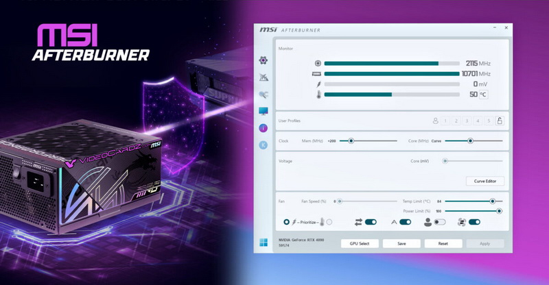 MSI повиши сигурността на RTX 5000 и RX 9000, като добави в Afterburner режима GPU Safeguard+ за защита на портове от разтапяне.